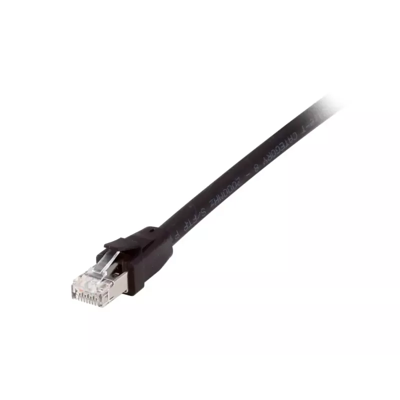 Equip Cat 8.1 S/FTP (PIMF) Patch Cable, LSOH, 2.0m, Black