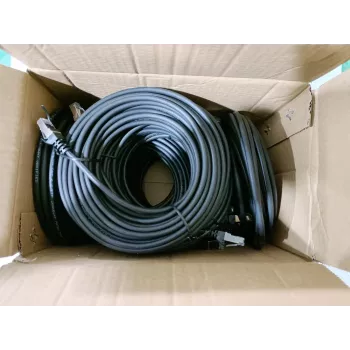 Equip Cat.6 S/FTP Patch Cable, 3.0m, Black, 50pcs/set