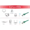 Equip Cat.6 S/FTP Patch Cable, 30m, Green, 30 m, Cat6, S/FTP (S-STP), RJ-45, RJ-45, Green