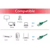 Equip Cat.6 U/UTP Patch Cable, 0.15m, Green, 0.15 m, Cat6, U/UTP (UTP), RJ-45, RJ-45, Green