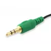 Equip Audio Split Cable, Black, 3.5 mm, 2 x 3.5 mm, Female, Male, Polyvinyl chloride (PVC)