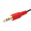 Equip Audio Split Cable, Black, 3.5 mm, 2 x 3.5 mm, Female, Male, Polyvinyl chloride (PVC)