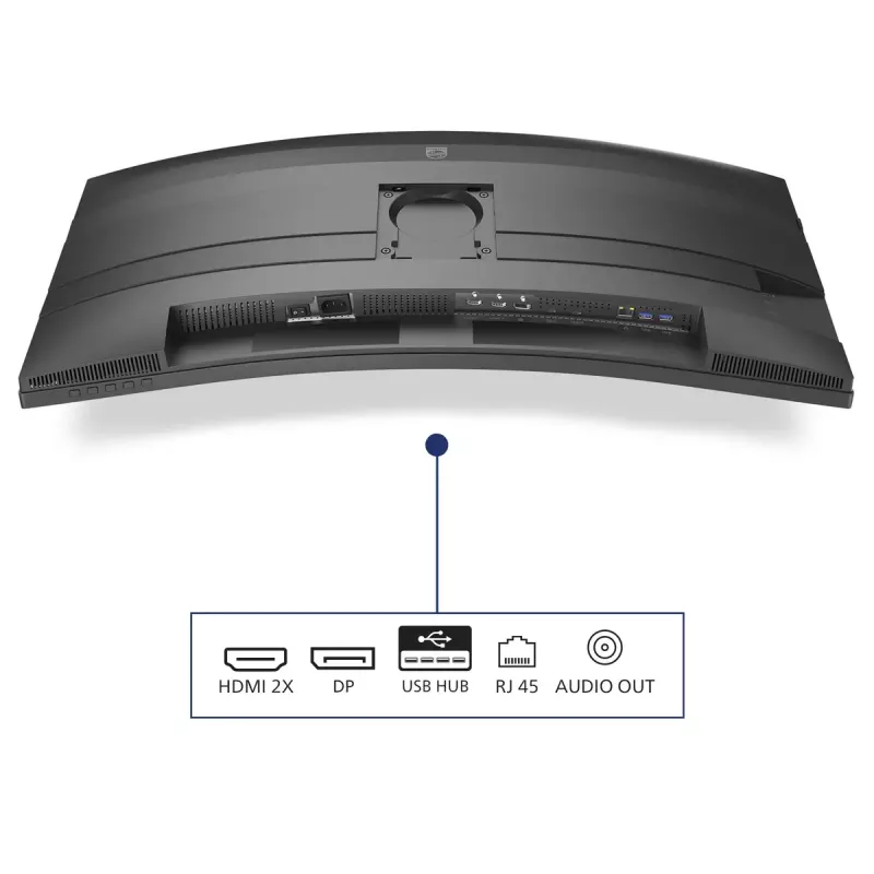 Philips 5000 series 34B2U5600C/00 computer monitor 86.4 cm (34 inch) 3440 x 1440 pixels Dual QHD LCD Grey