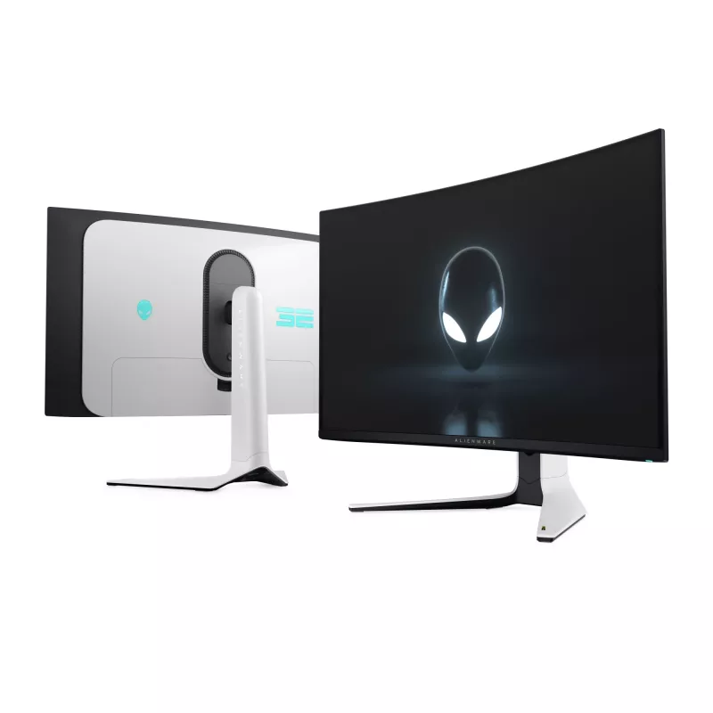 Alienware AW3225QF computer monitor 81.3 cm (32 inch) 3840 x 2160 pixels 4K Ultra HD QD-OLED Black, White