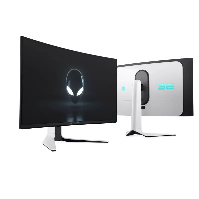 Alienware AW3225QF computer monitor 81.3 cm (32 inch) 3840 x 2160 pixels 4K Ultra HD QD-OLED Black, White