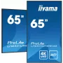 iiyama LH6541UHS-B1AG Signage Display 163.8 cm (64.5 inch) LCD 500 cd/m² 4K Ultra HD Black 24/7