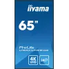 iiyama LH6541UHS-B1AG Signage Display 163.8 cm (64.5 inch) LCD 500 cd/m² 4K Ultra HD Black 24/7
