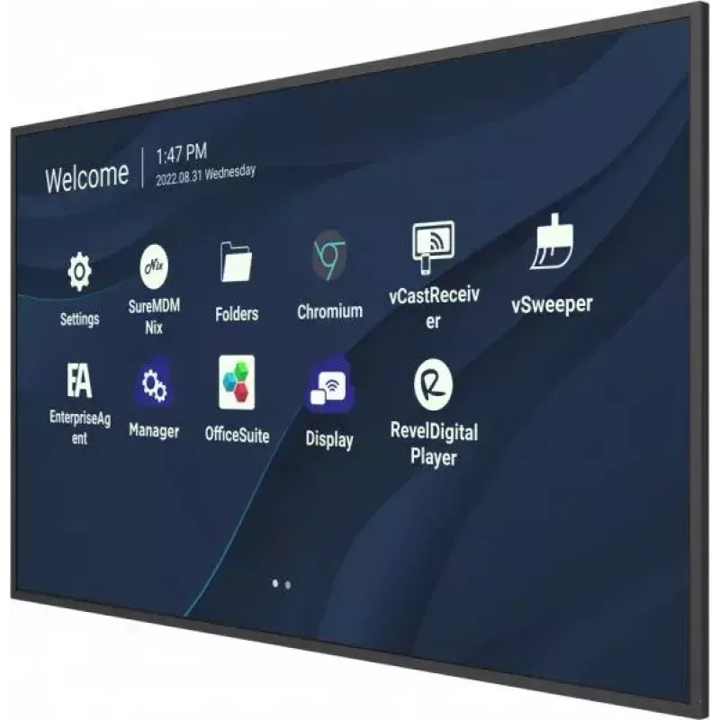 Viewsonic CDE9830 Signage Display 2.49 m (98 inch) Wi-Fi 500 cd/m² 4K Ultra HD Black Built-in processor Android 11