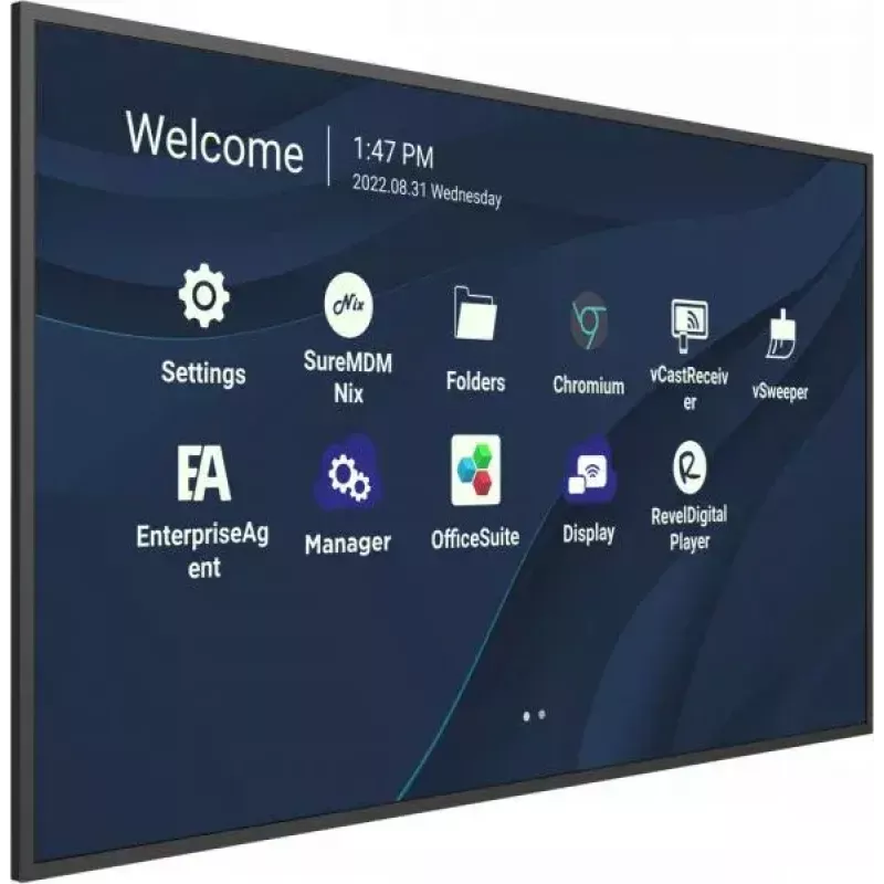 Viewsonic CDE9830 Signage Display 2.49 m (98 inch) Wi-Fi 500 cd/m² 4K Ultra HD Black Built-in processor Android 11