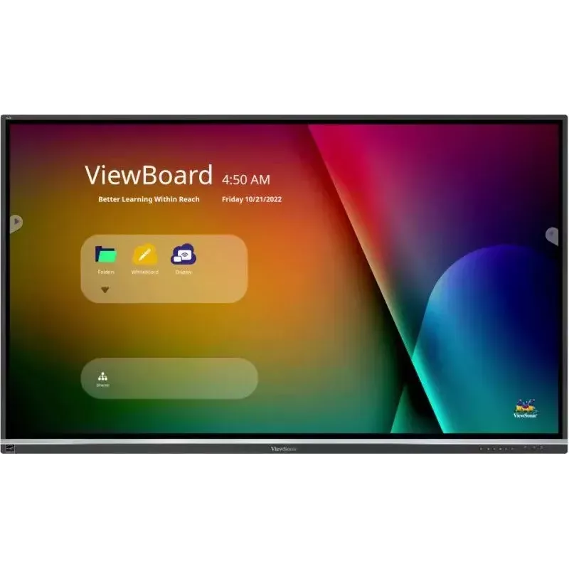 Viewsonic IFP6550-5F interactive whiteboard 165.1 cm (65 inch) 3840 x 2160 pixels Touchscreen Black HDMI