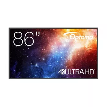 Digital signage flat panel Optoma N3861K 86 inch LED 4K Ultra HD