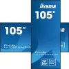 iiyama LH10551UWS-B1AG Signage Display Digital signage flat panel 2.67 m (105 inch) LED 500 cd/m² UltraWide 5K HD Black 24/7