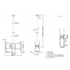 Equip 32 inch-65 inch Ceiling Mount Dual Screen TV Bracket