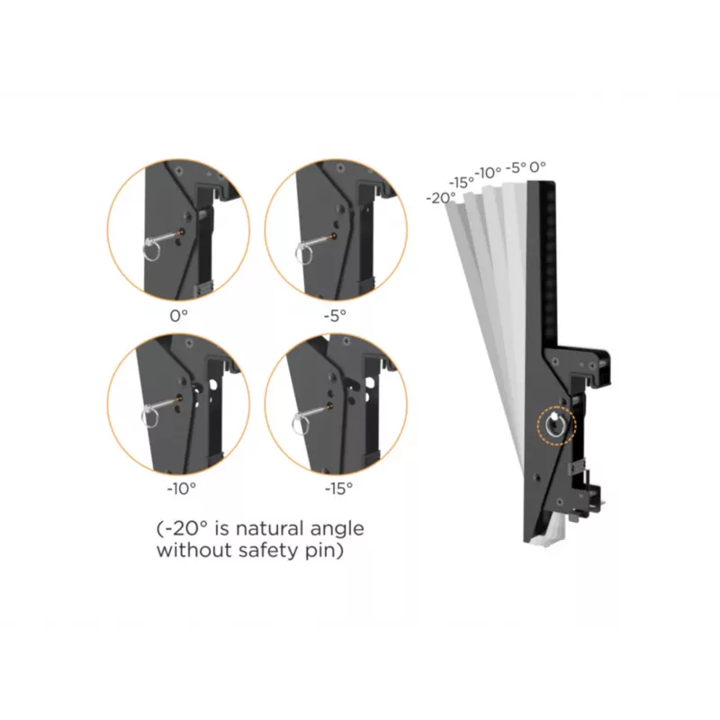 Equip 45 inch-55 inch Dual Screen Ceiling Mount