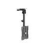 Equip 23 inch-55 inch Ceiling Mount TV Bracket, 75 x 75 mm, 400 x 400 mm, 0 - 80°, -45 - 45°, Stainless steel, Black