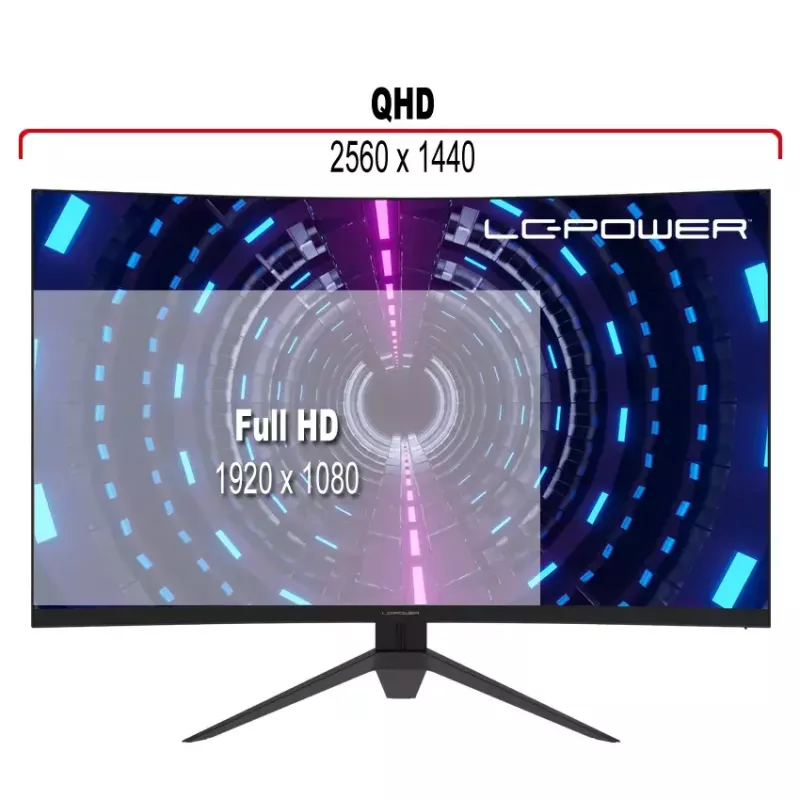 Monitor LC-Power LC-M32-QHD-165-C-V2 31.5 inch Quad HD LCD 2560 x 1440