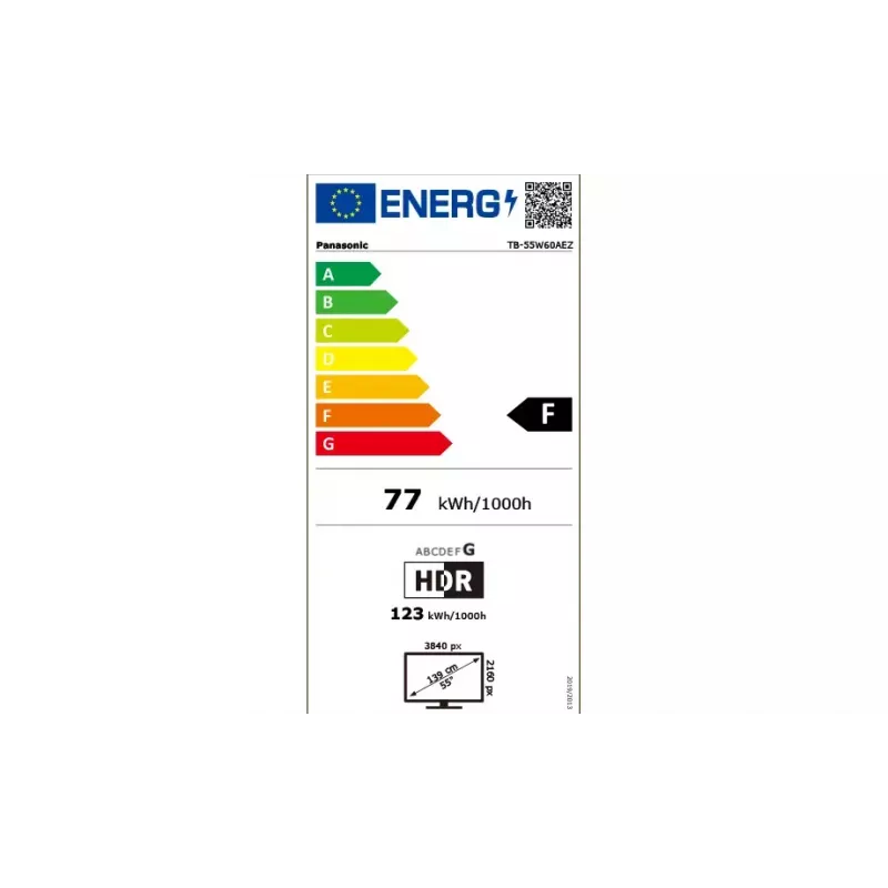 TV Panasonic TB-55W60AEZ 55 inch 4K Ultra HD LED 3840 x 2160