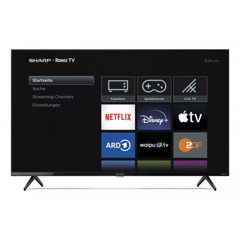 Sharp 43GJ4225E 109.2 cm (43 inch) 4K Ultra HD Smart TV Wi-Fi Black