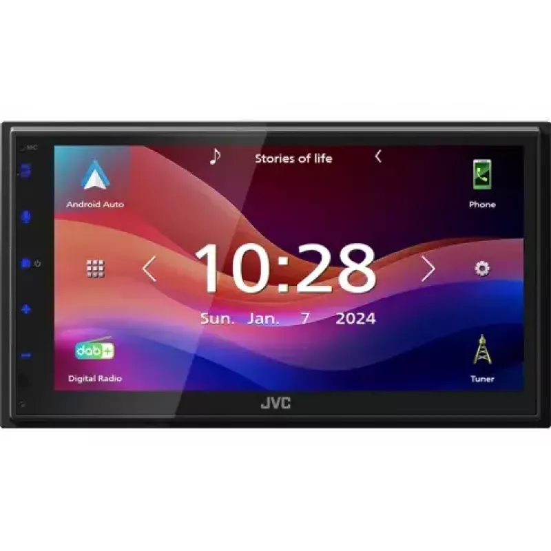 JVC KW-M595DBT car media receiver Black Wi-Fi 22 W Bluetooth