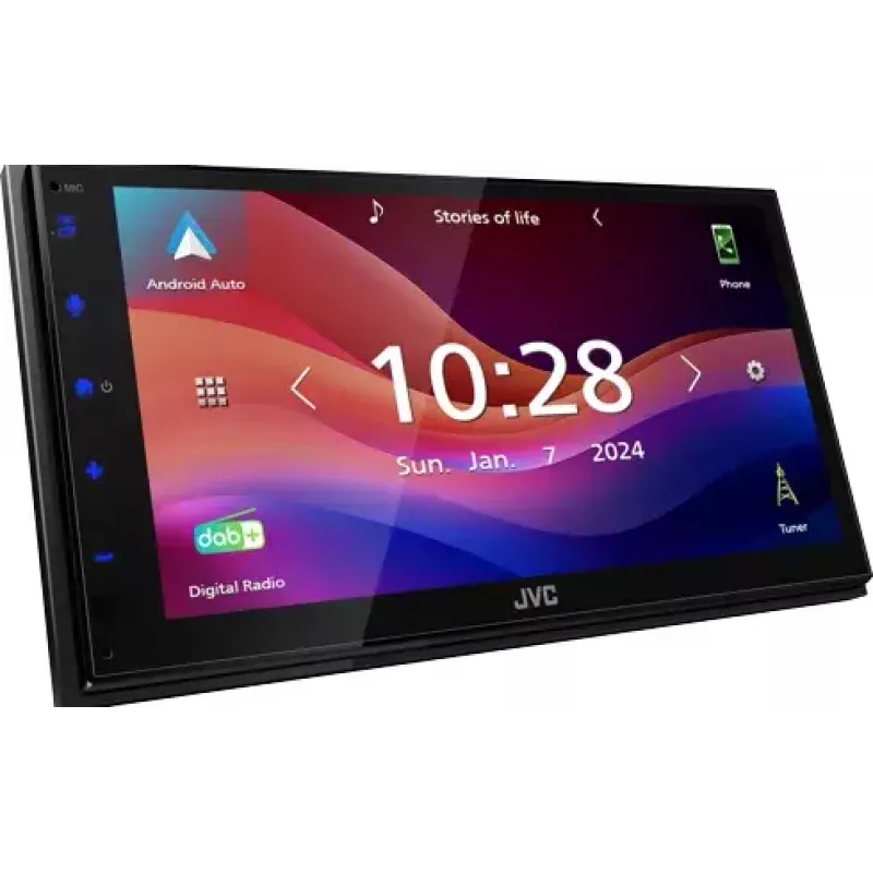 JVC KW-M595DBT car media receiver Black Wi-Fi 22 W Bluetooth