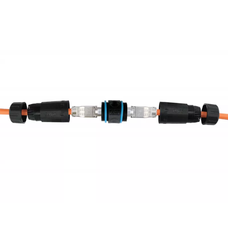 Outdoor RJ45 Inline Coupler Equip Cat.6A 221172