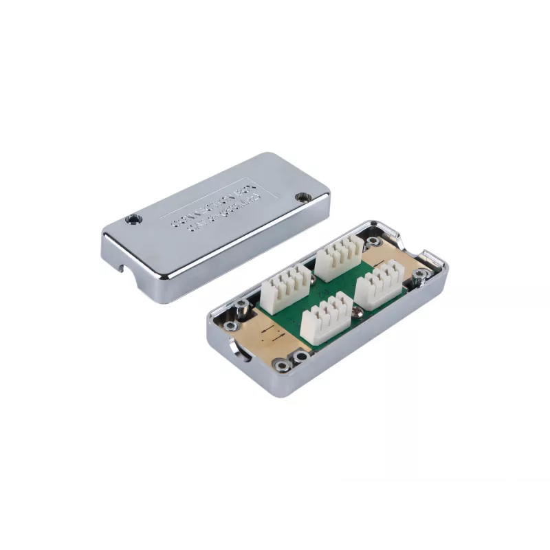 Equip Cat.6A Shielded Junction Box Silver Cable standard Cat6a