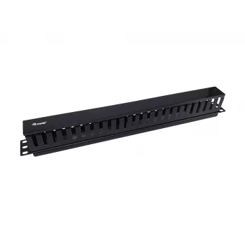 Equip 19 inch Rack Mount Cable Management Panel, Black