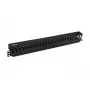 Equip 19 inch Rack Mount Cable Management Panel, Black