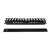 Equip 19 inch Rack Mount Cable Management Panel, Black