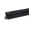 Equip 19 inch Rack Mount Cable Management Panel, Black