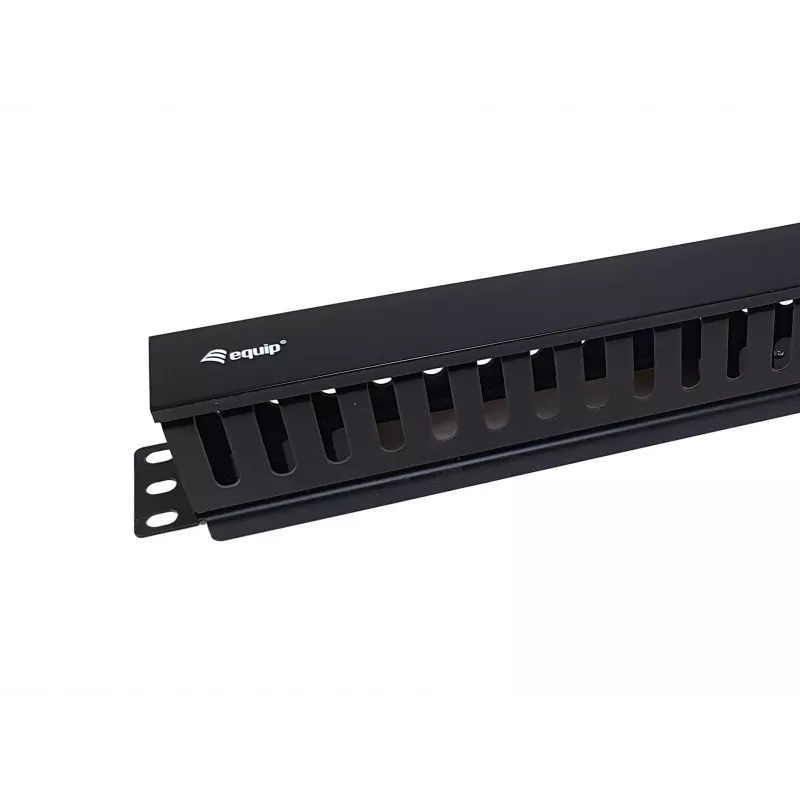 Equip 19 inch Rack Mount Cable Management Panel, Black