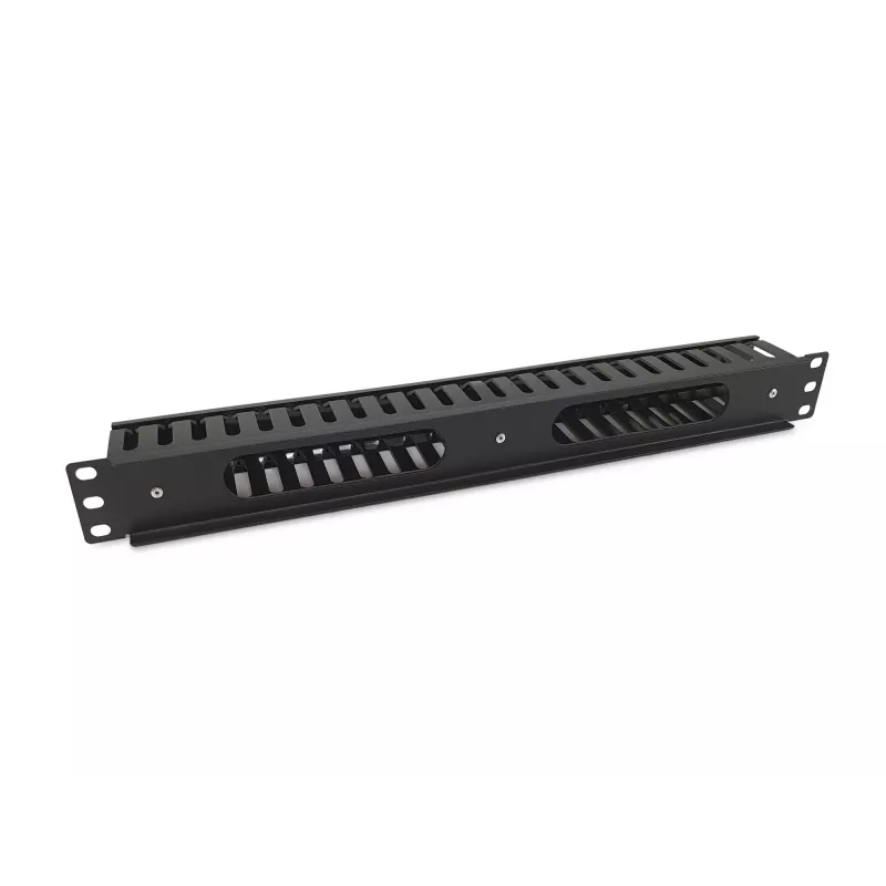 Equip 19 inch Rack Mount Cable Management Panel, Black