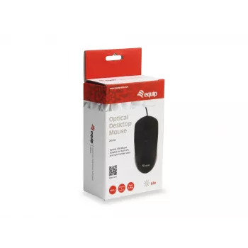 Equip 245102 mouse Office Ambidextrous USB Type-A Optical 1000 DPI