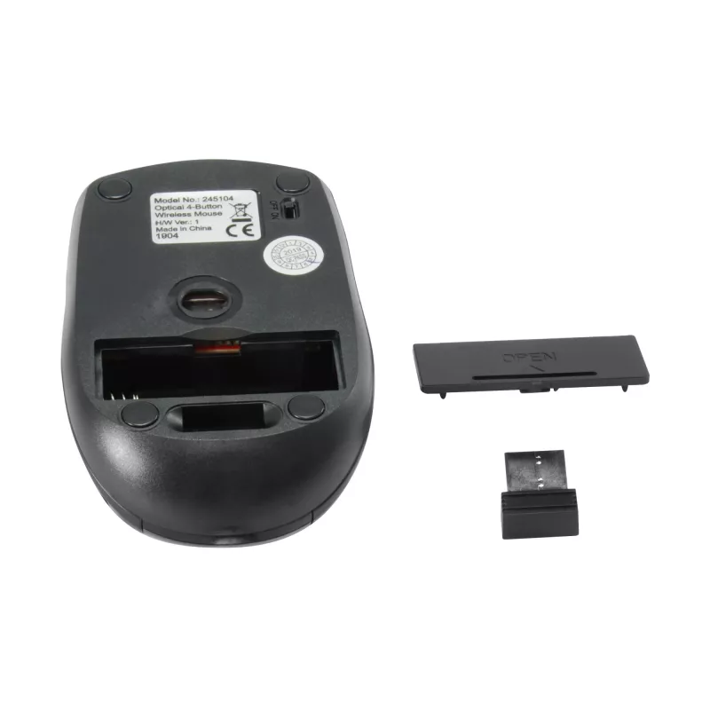 Equip 245104 mouse Travel Ambidextrous RF Wireless Optical 1600 DPI