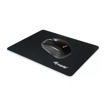 Equip Mouse Pad, Black, Monochromatic, Nylon, Rubber, Non-slip base