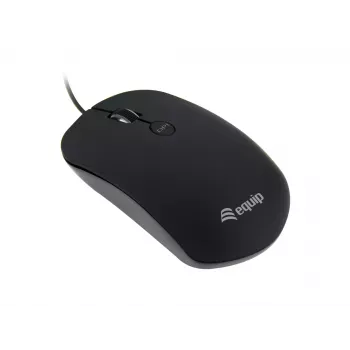 Equip USB Comfort Mouse, Ambidextrous, Optical, USB Type-A, 1600 DPI, Black