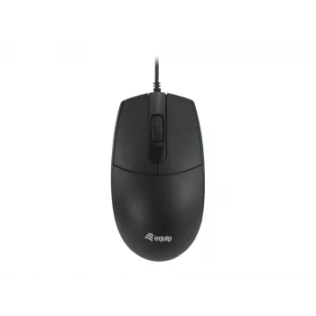 Equip USB Silent Mouse, Ambidextrous, Optical, USB Type-A, 1200 DPI, Black