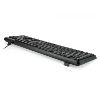 Equip Wired USB Keyboard, US/International layout (QWERTY), Full-size (100%), Wired, USB, QWERTY, Black