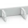 Equip 19 inch Rack Mount Cable Management Panel, Light Grey (RAL 7035)