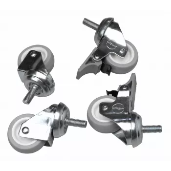 Castor wheels Equip EZW-1 Silver 30x30x60mm 4 pcs