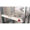 EQUIP EZF-4-G 19 inch 1U Rack Mount Cooling Fan Panel with 4 x 120mm Fans, Light Grey (RAL 7035)