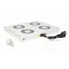 EQUIP EZF-4-G 19 inch 1U Rack Mount Cooling Fan Panel with 4 x 120mm Fans, Light Grey (RAL 7035)