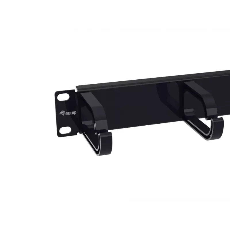Equip 10 inch Cable Management Panel, 1U, Black