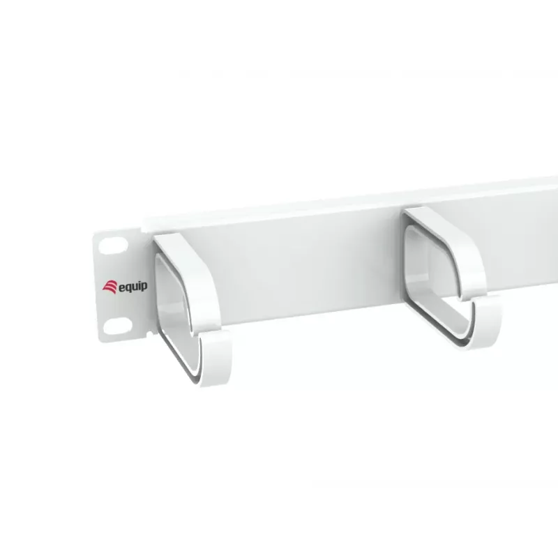 Equip 10 inch Cable Management Panel, 1U, Light Grey