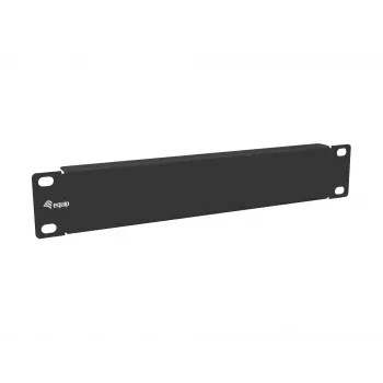 Blank Panel Equip 10 inch 1U Black Steel 25.4mm Width