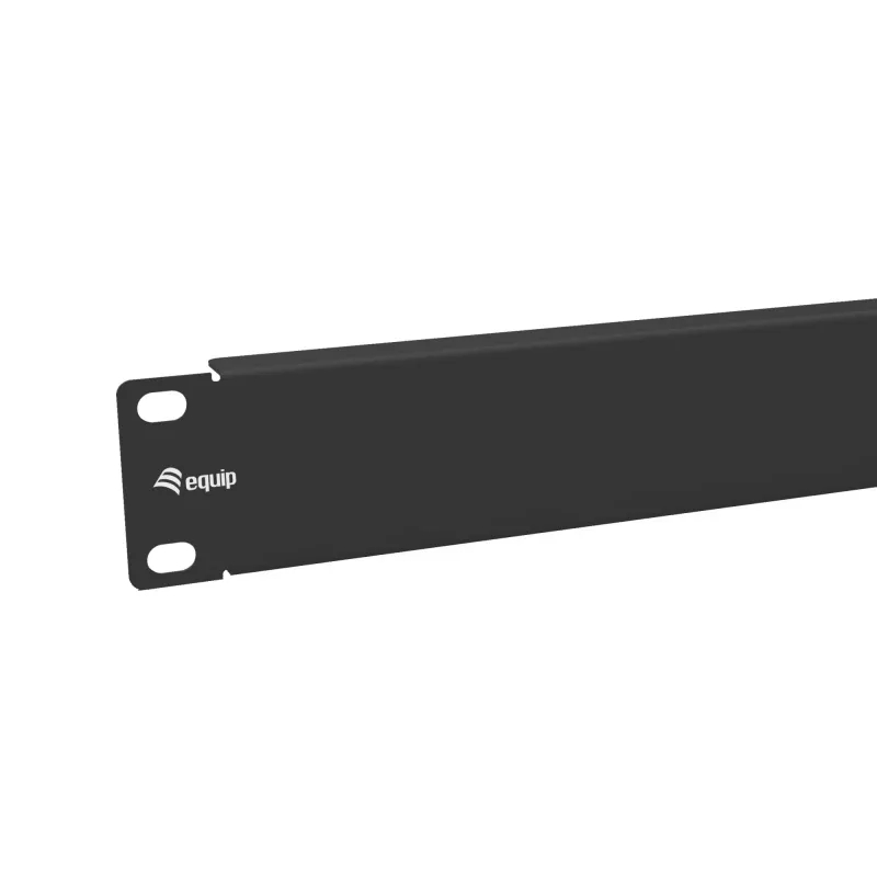 Blank Panel Equip 10 inch 1U Black Steel 25.4mm Width