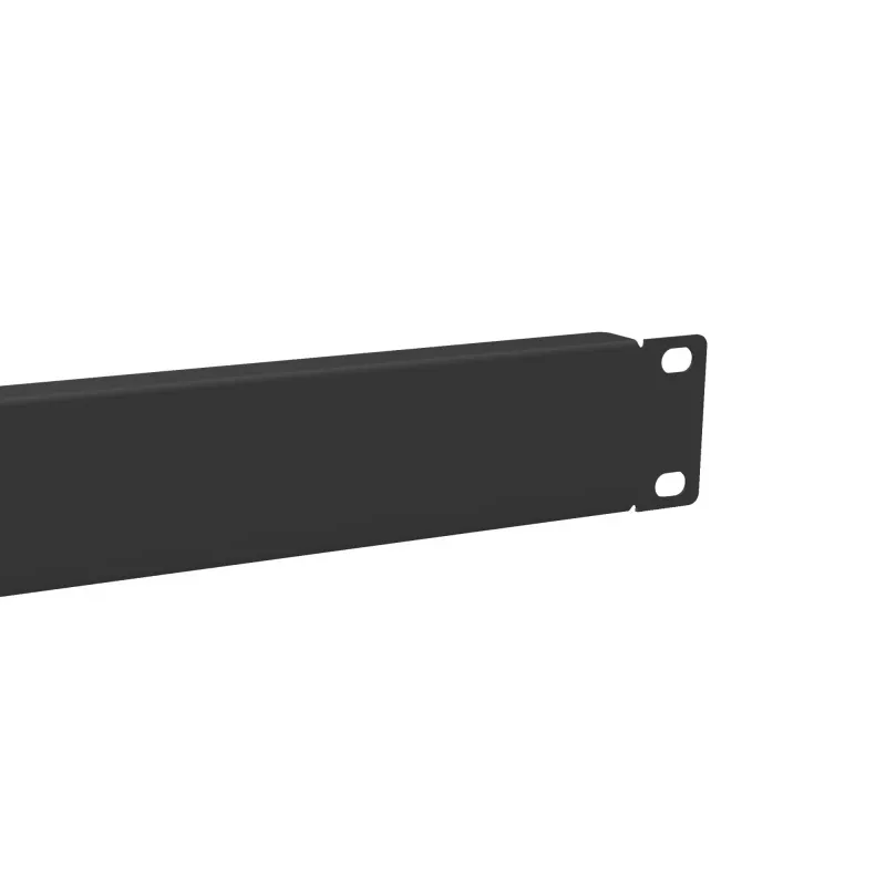 Blank Panel Equip 10 inch 1U Black Steel 25.4mm Width