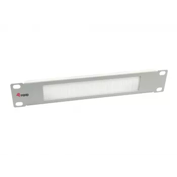 Brush panel Equip 10 inch Light Grey Steel 1U