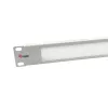Brush panel Equip 10 inch Light Grey Steel 1U