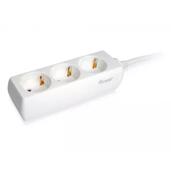 Equip 245550 power extension 1.5 m 3 AC outlet(s) Indoor White